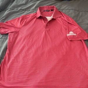 Men’s golf polo XL red cutter & buck